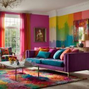 Rainbow Decorated Room